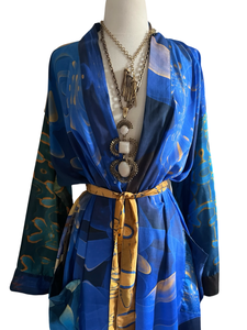 Vintage Silk Long Robe