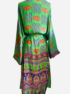 Vintage Silk Long Robe