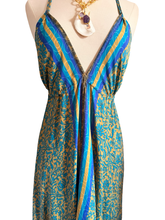 Load image into Gallery viewer, Vintage Silk Sari Dress