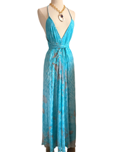 Load image into Gallery viewer, Vintage Silk Sari Dress