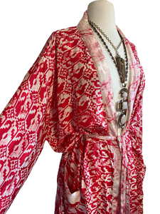 Vintage Silk Long Robe