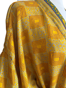 Vintage Silk Long Robe