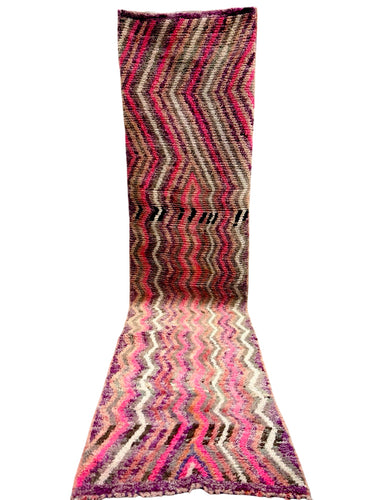 Aubergine Zig Zag Boujaad Runner 2’5”x9’9”