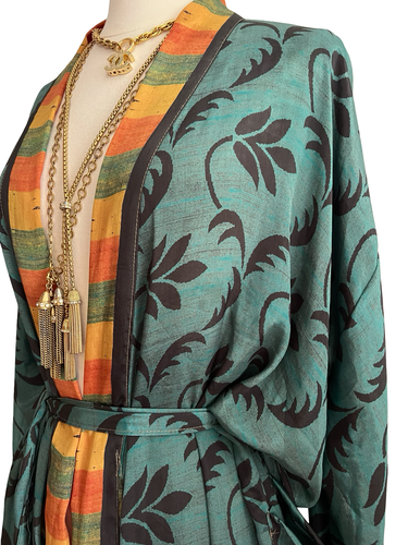 Vintage Silk Robe