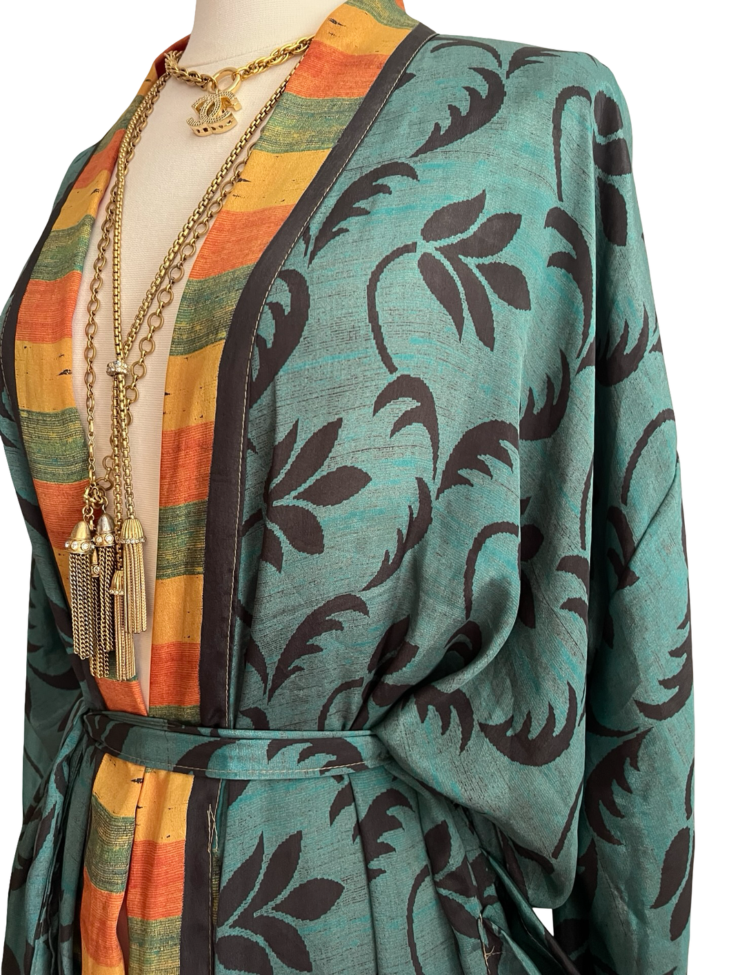 Vintage Silk Robe