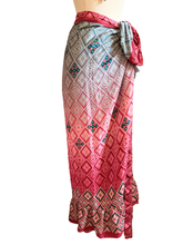 Load image into Gallery viewer, Vintage Silk Sari Sarong