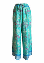 Load image into Gallery viewer, Vintage Sari Silk Palazzo Pant XS