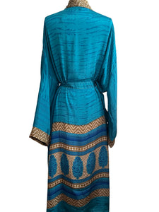 Vintage Silk Long Robe
