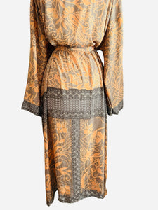 Vintage Silk Long Robe