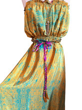 Load image into Gallery viewer, Vintage Silk Sari 2pc Skirt Set