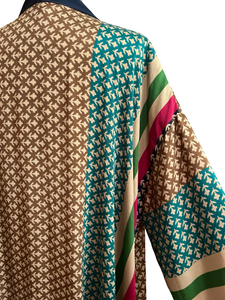 Vintage Silk Long Robe