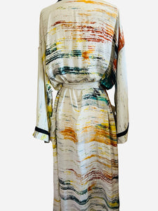 Vintage Silk Long Robe