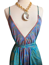 Load image into Gallery viewer, Vintage Silk Sari Dress