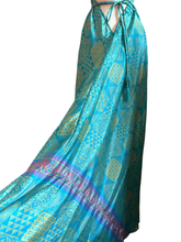 Load image into Gallery viewer, Vintage Silk Sari Dress