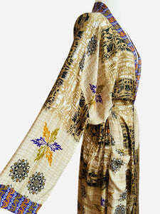 Vintage Silk Long Robe