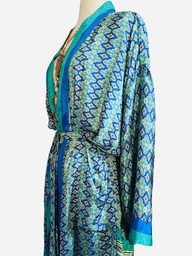 Vintage Silk Long Robe