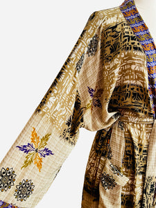 Vintage Silk Long Robe