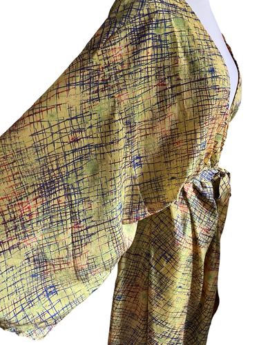 Vintage Silk Long Robe