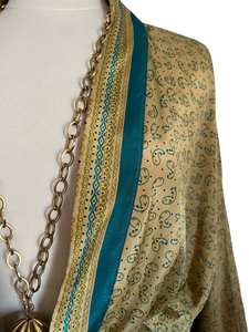 Vintage Silk Long Robe