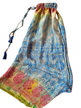 Load image into Gallery viewer, Vintage Sari Silk Palazzo Pant XS