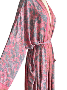 Vintage Silk Long Robe