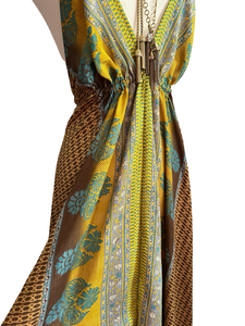 Vintage Silk Sari Dress