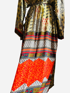 Vintage Silk Long Robe