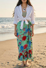 Load image into Gallery viewer, Vintage Silk Sari Sarong