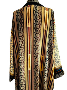 Vintage Silk Long Robe
