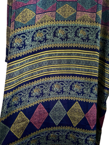 Vintage Silk Kimono Long Robe