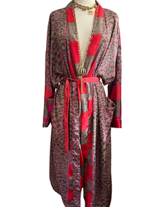 Vintage Silk Long Robe