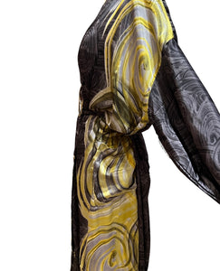 Vintage Silk Long Robe