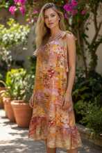 Load image into Gallery viewer, Vintage Silk Sari Dress