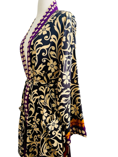 Vintage Silk Long Robe