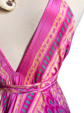 Load image into Gallery viewer, Vintage Silk Sari Dress