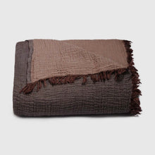 Load image into Gallery viewer, Cotton Throw Burgundy | Mousse