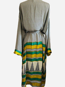 Vintage Silk Long Robe
