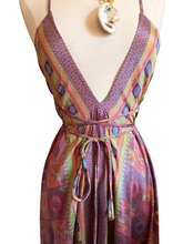 Load image into Gallery viewer, Vintage Silk Sari Dress