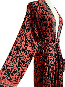 Vintage Silk Long Robe