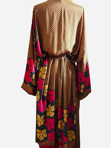 Vintage Silk Long Robe