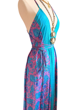 Load image into Gallery viewer, Vintage Silk Sari Dress