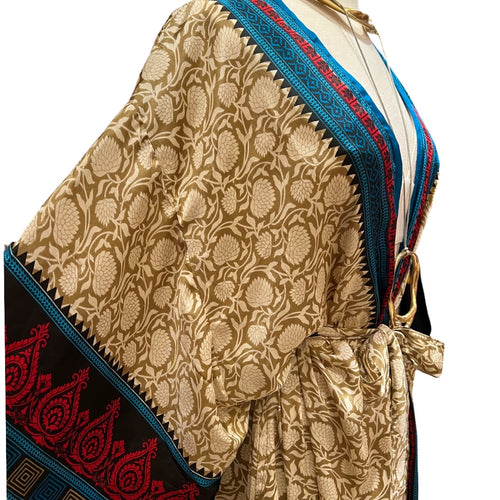 Vintage Silk Long Robe