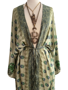 Vintage Silk Robe