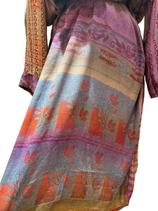Vintage Silk Long Robe