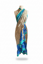 Load image into Gallery viewer, Vintage Silk Sari Sarong