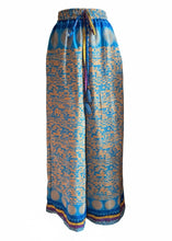 Load image into Gallery viewer, Vintage Sari Silk Palazzo Pant Small