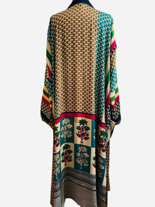 Vintage Silk Long Robe