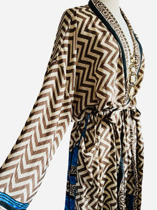 Vintage Silk Long Robe