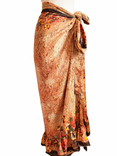 Load image into Gallery viewer, Vintage Silk Sari Sarong