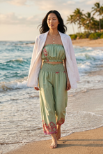 Load image into Gallery viewer, Vintage Silk Sari 2pc Pant Set
